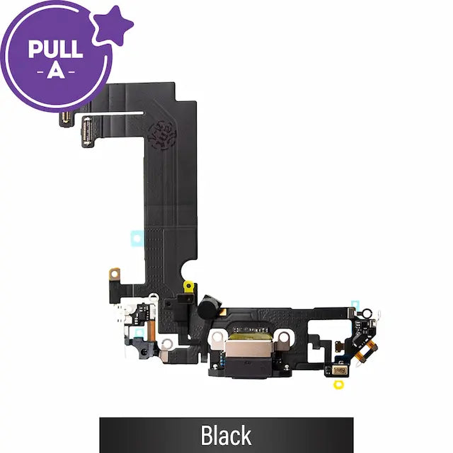 Charging Port for iPhone 12 mini (PULL-A)-Black