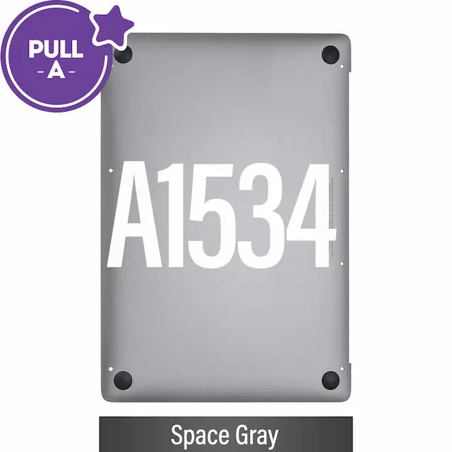 Bottom Case For MacBook Retina 12'' A1534 (2015-2017) (PULL-A)-Space Gray