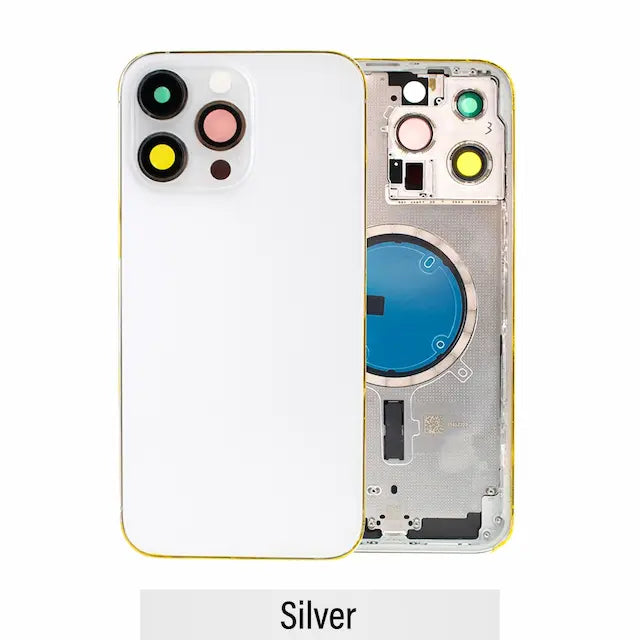 Rear Housing for iPhone 14 Pro Max (NO LOGO)-Silver