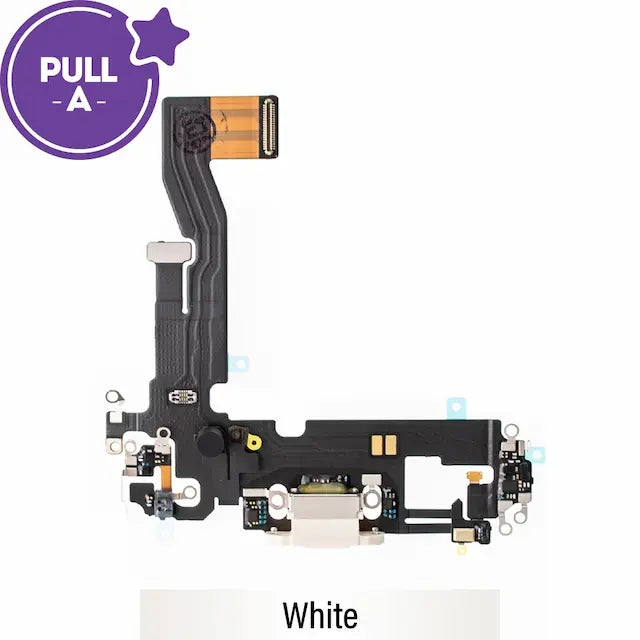 Charging Port for iPhone 12 / 12 Pro (PULL-A)-White