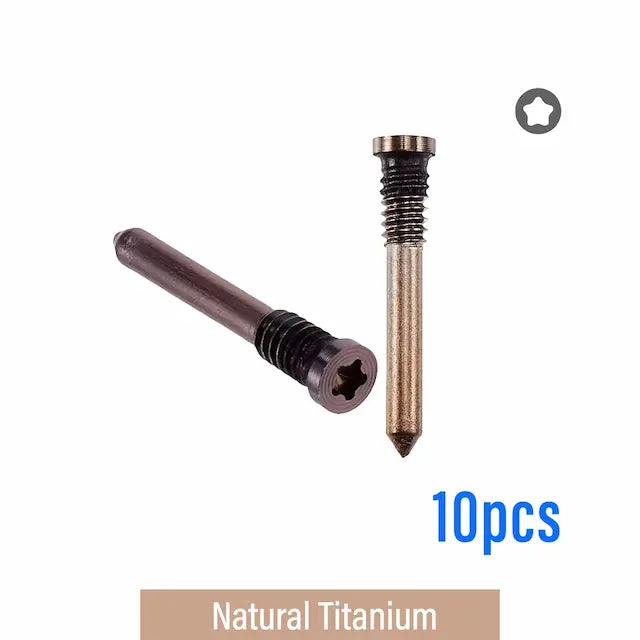 Bottom Screws for iPhone 16Pro / 16 Pro Max (10 pcs/set)- Natural Titanium