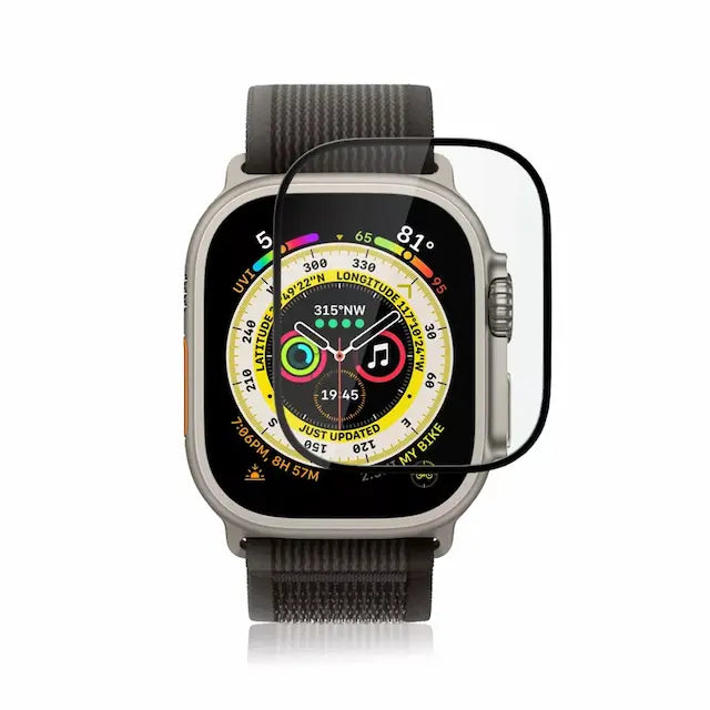 3D Full Cover Tempered Glass Screen Protector for iWatch 49MM (Apple Watch Ultra)
