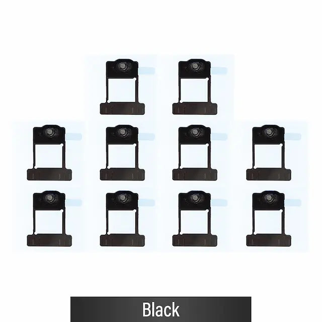 Flashlight Anti-dust Mesh for iPhone XR-Black (Pack of 10)
