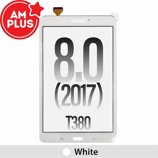 AMPLUS Touch Screen Digitizer Panel for Samsung Galaxy Tab A 8.0 (2017) (Wi-Fi) T380-White