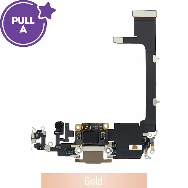 Charging Port for iPhone 11 Pro (PULL-A)-Gold