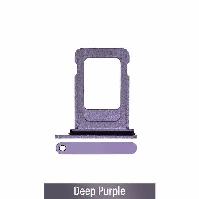 Single SIM Card Tray for iPhone 14 Pro / 14 Pro Max-Deep Purple