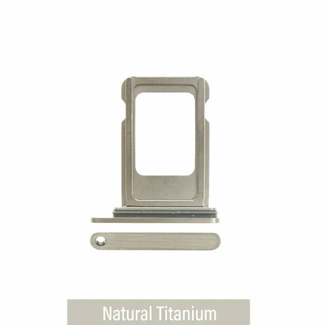 Single SIM Card Tray for iPhone 15 Pro / 15 Pro Max-Gold