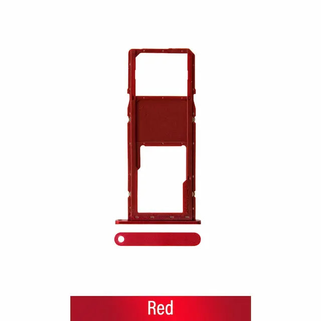 Single SIM Card Tray for Samsung Galaxy A11 A115F-Red