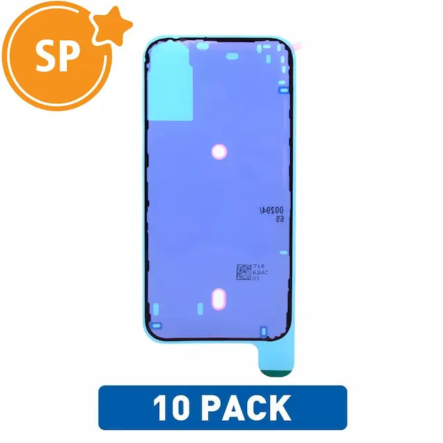 Waterproof LCD Adhesive Seal Compatible (Back) for iPhone 16 Plus 923-11070 (Pack of 10) (Service Pack)