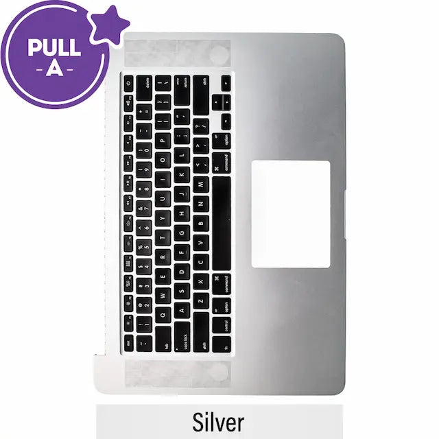 Top Case With Keyboard For MacBook Pro Retina 15'' A1398 (2015) (PULL-A)-Silver