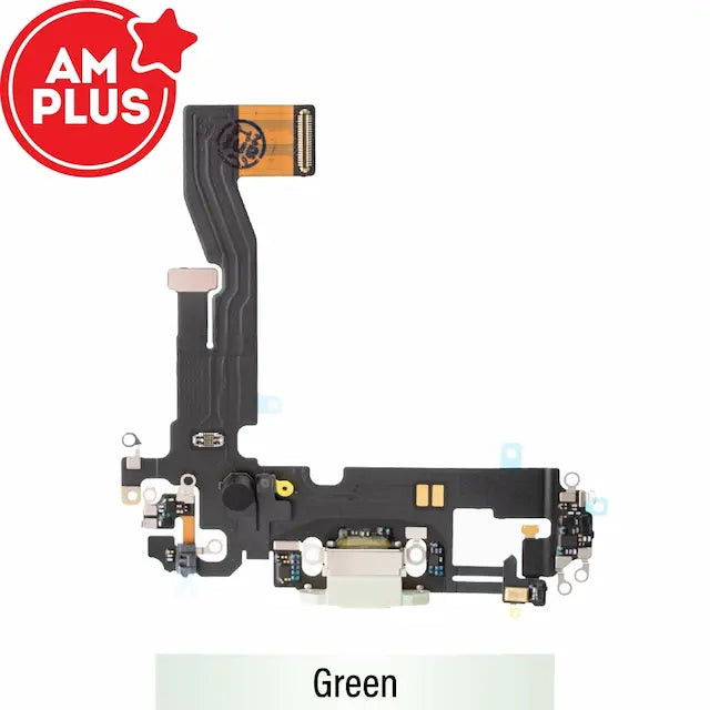 AMPLUS Charging Port for iPhone 12 / 12 Pro-Green