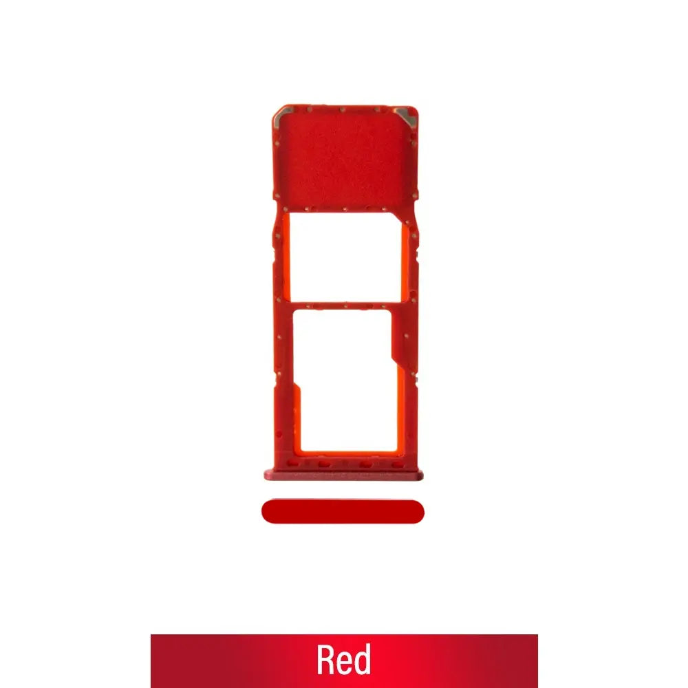 Single SIM Card Tray for Samsung Galaxy A21s A217F-Red
