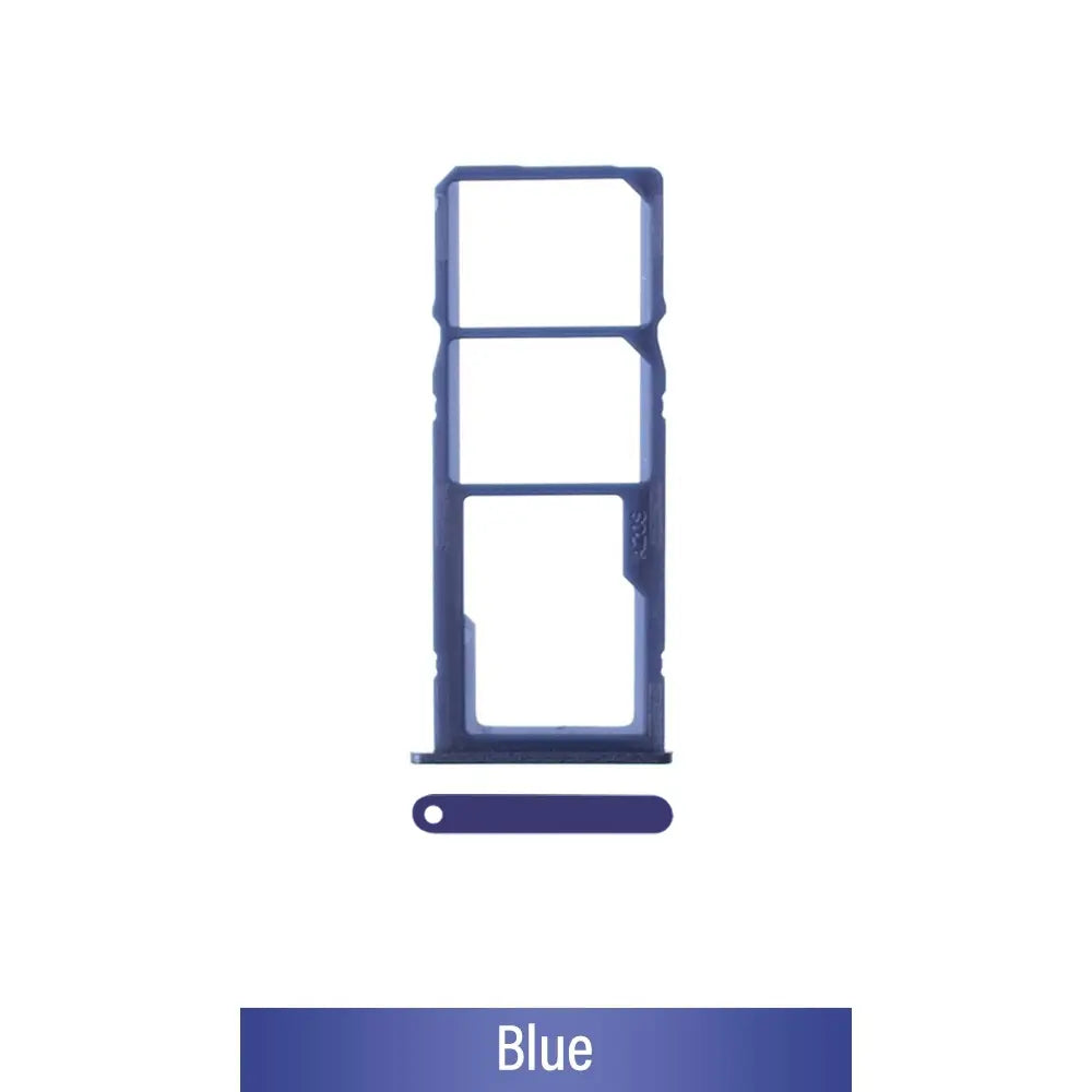 Dual SIM Card Tray for Samsung Galaxy A20s A207F-Blue (Not for AU)
