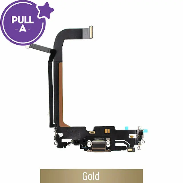 Charging Port for iPhone 13 Pro Max (PULL-A)-Gold