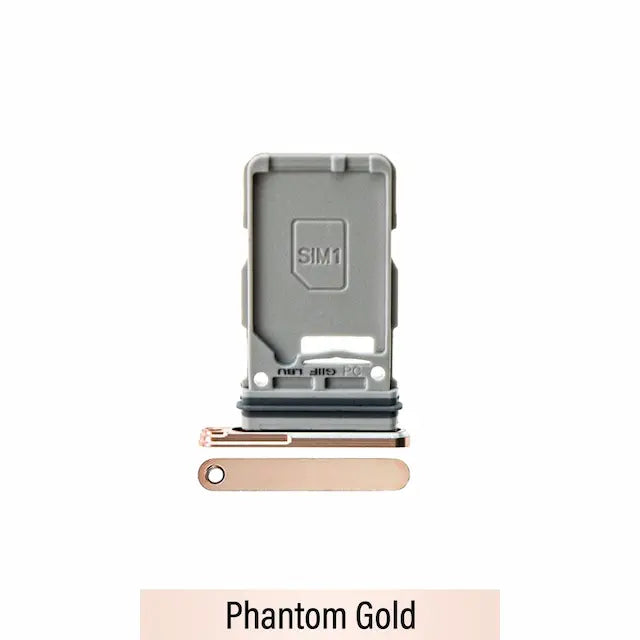 Single SIM Card Tray for Samsung Galaxy S21 Plus 5G G996-Phantom Gold