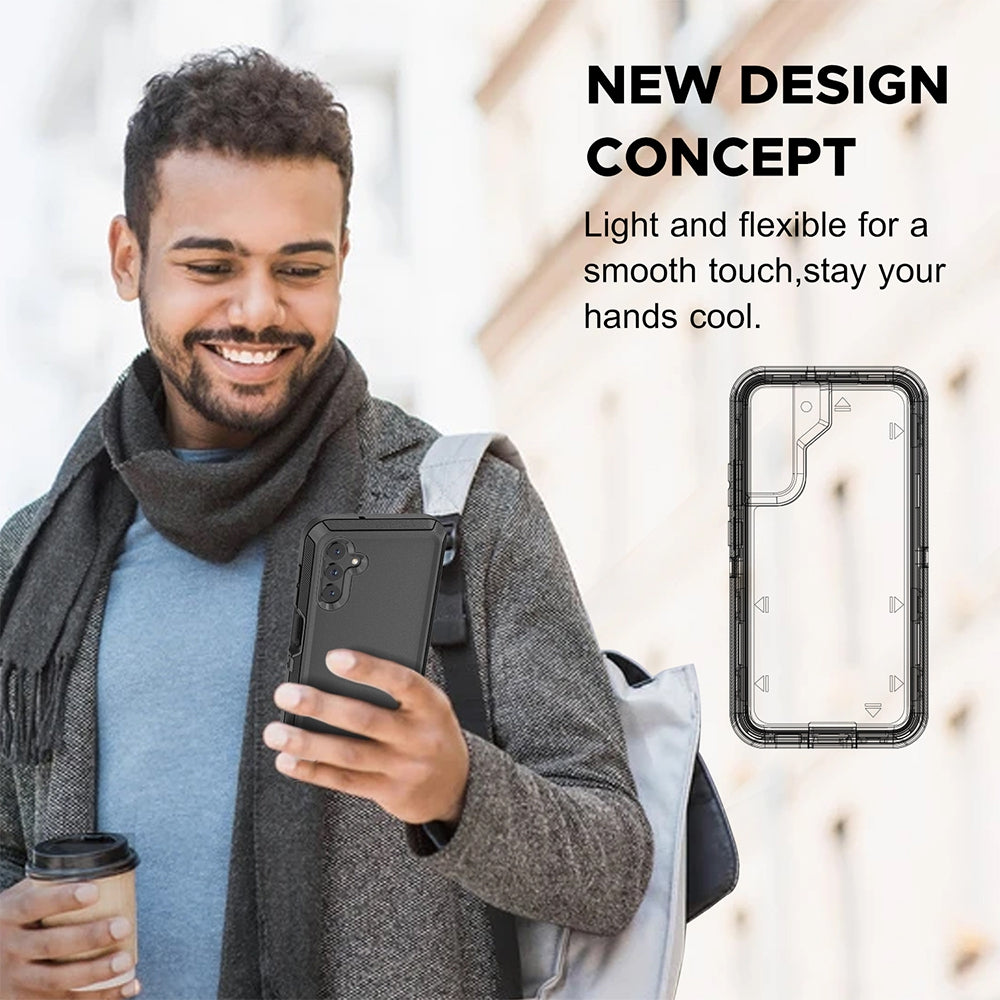 Shockproof Robot Armor Hard Plastic Case Cover with Belt Clip for Google Pixel 10 Pro XL
