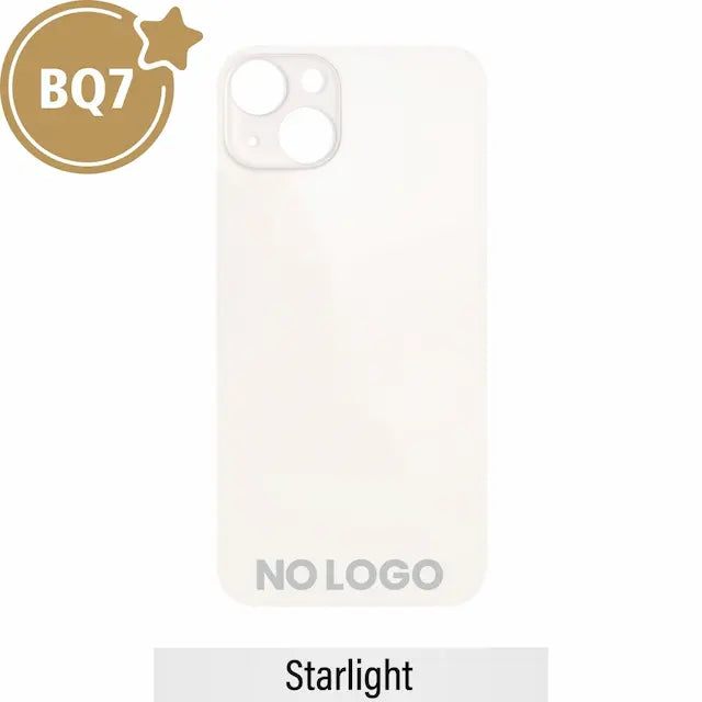 BQ7 Rear Glass With 3M Adhesive Replacement for iPhone 13 mini (NO LOGO)-Starlight