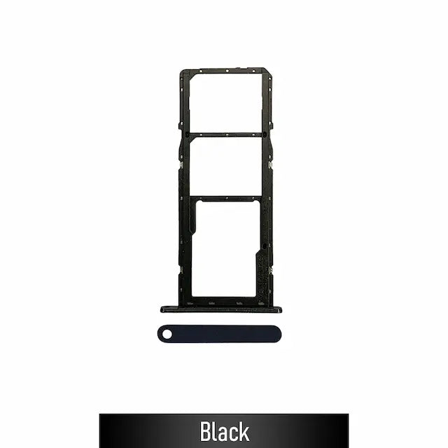 Dual SIM Card Tray for Samsung Galaxy A11-Black (Not for AU)