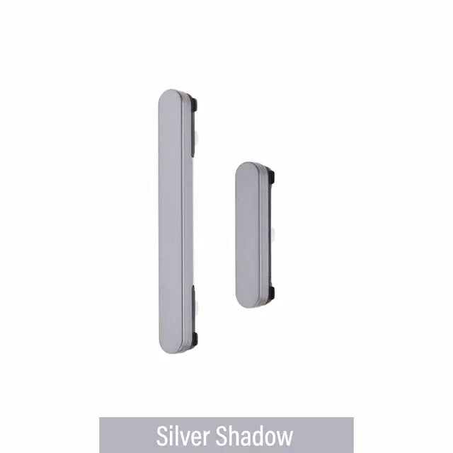Power Button and Volume Button Side Button for Samsung Galaxy S25 S931B / S25 Plus S936B-Silver Shadow