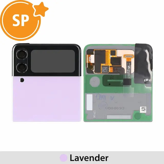 Samsung Galaxy Z Flip3 5G F711B Outer OLED Screen Replacement GH97-26773D (Service Pack)-Lavender