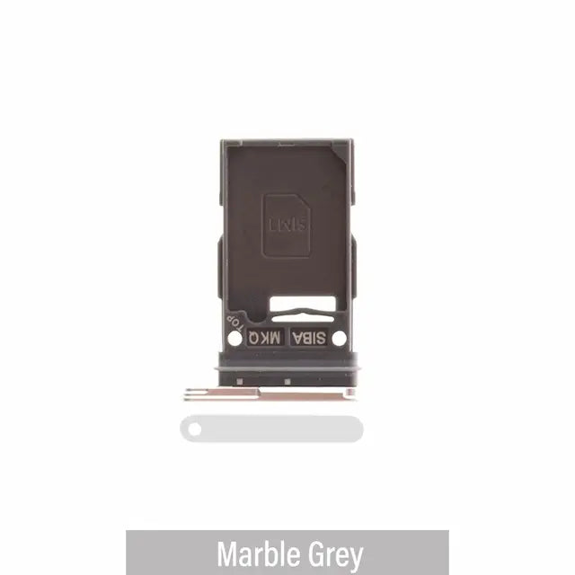 Single SIM Card Tray for Samsung Galaxy S24 S921B / S24 Plus S926B-Marble Grey