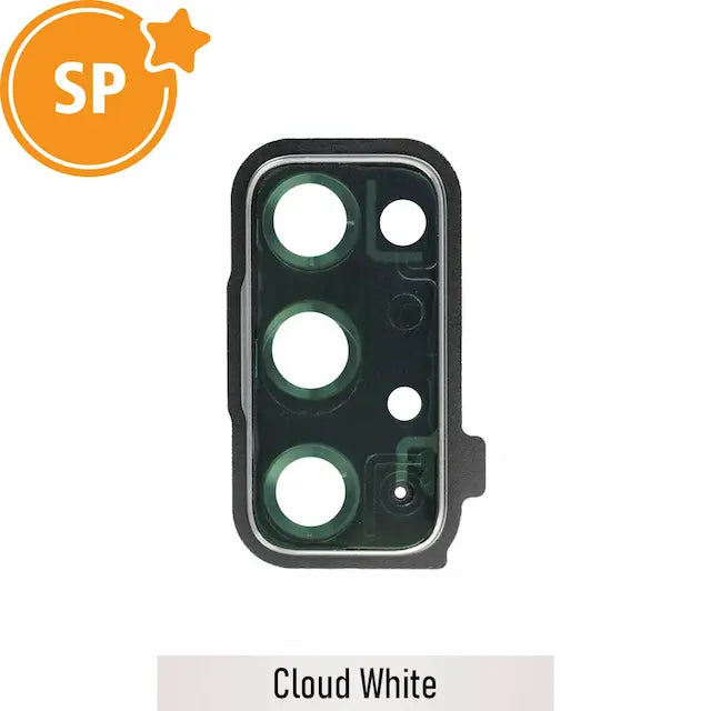 Rear Camera Lens Back Glass Cover for Samsung Galaxy S20 FE G780F / G781B GH98-46057B (Service Pack)-Cloud White