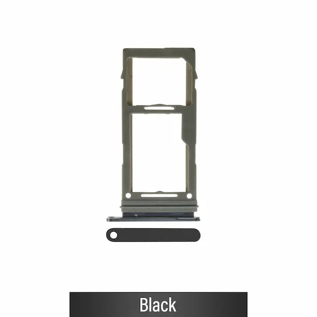 Single SIM Card Tray for Samsung Galaxy S10 G973F / S10 Plus G975F / S10E G970F-Black