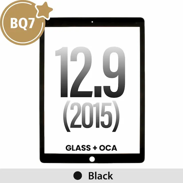 Front Screen Outer Glass With OCA for iPad 12.9 (2015) (BQ7)-Black