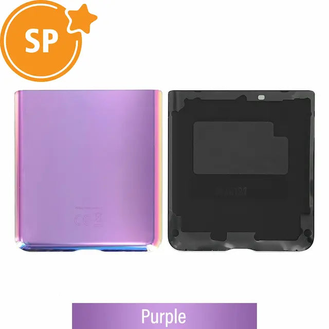 Rear Battery Cover For Samsung Galaxy Z Flip F700F GH82-22204B (Service Pack)-Purple