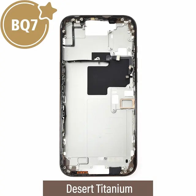 Mid-Frame Housing for iPhone 16 Pro Max-Desert Titanium (With SIM Tray Version) (BQ7)