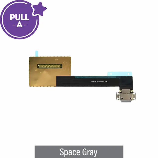 Charging Port with Flex Cable for iPad Pro 9.7 (PULL-A)-Space Gray