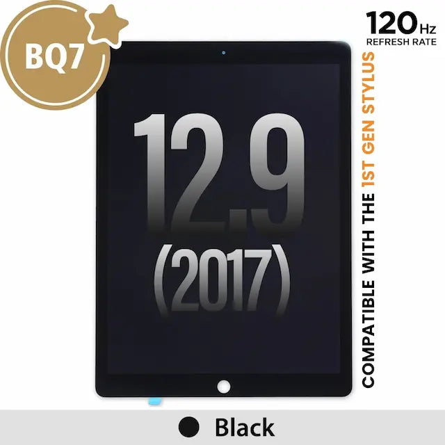BQ7 LCD Screen Replacement for iPad Pro 12.9 (2017)-Black (120Hz ProMotion)