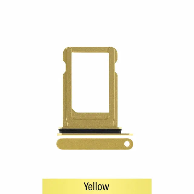 Dual SIM Card Tray for iPhone XR-Yellow (Not for AU)