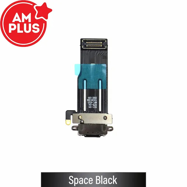 AMPLUS Charging Port with Flex Cable for iPad Pro 13 -Space Black