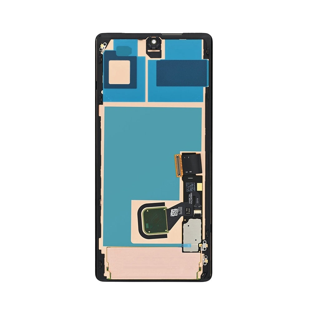 OLED Screen Digitizer with Bezel Frame for Google Pixel 7 Pro G949-00290-01 (Service Pack)