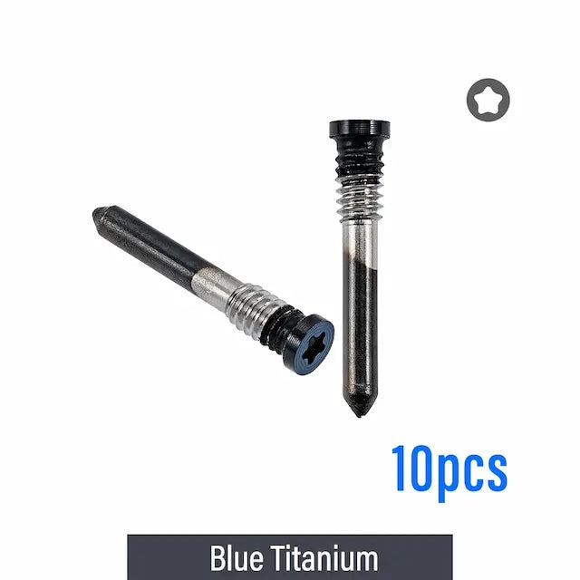 Bottom Screws for iPhone 15 Pro / 15 Pro Max (10 pcs/set)-Blue Titanium