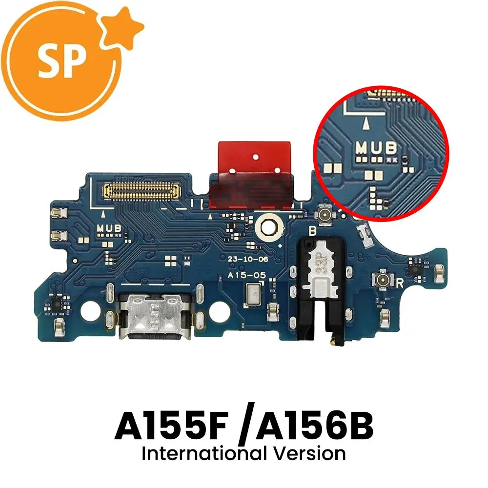 Charging Port Board for Samsung Galaxy A15 A155F / A15 5G A156B (International Version) GH96-16630A (Service Pack)