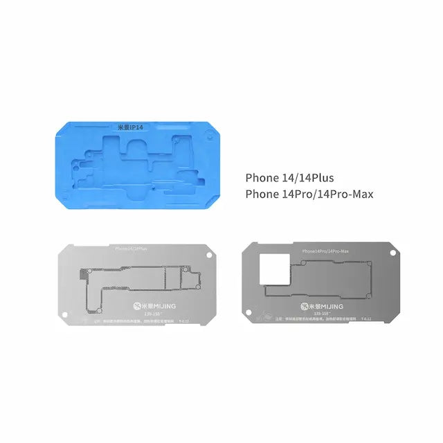 Mijing Z20 Max Motherboard Layered Middle Frame Reballing Platform With Stencil for iPhone 14 / 14 Plus / 14 Pro / 14 Pro Max