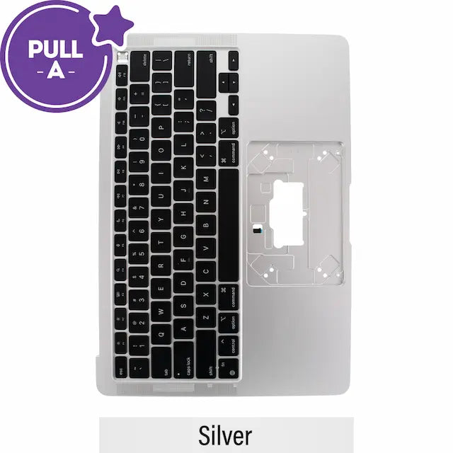 Top Case With Keyboard & Touch Bar For MacBook Air 13" A2337 (2020) (US Keyboard) (PULL-A)-Silver