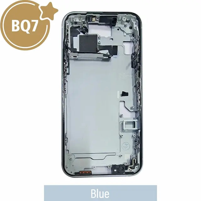 Mid-Frame Housing for iPhone 15 Plus-Blue (With SIM Tray Version) (BQ7)
