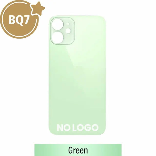 BQ7 Rear Glass With 3M Adhesive Replacement for iPhone 12 mini (NO LOGO)-Green