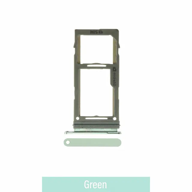 Single SIM Card Tray for Samsung Galaxy S10 G973F / S10 Plus G975F / S10E G970F-Green