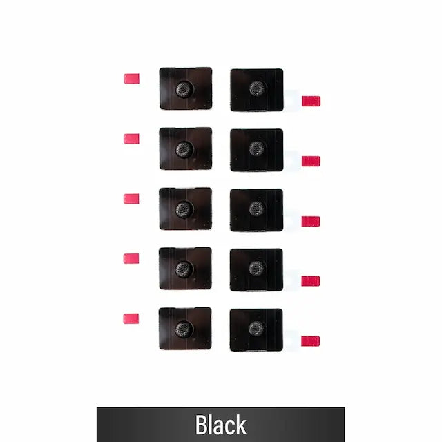 Flashlight Anti-dust Mesh for iPhone 11-Black (Pack of 10)