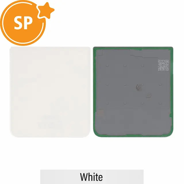 Rear Battery Cover For Samsung Galaxy Z Flip3 5G F711B GH82-26293F (Service Pack)-White
