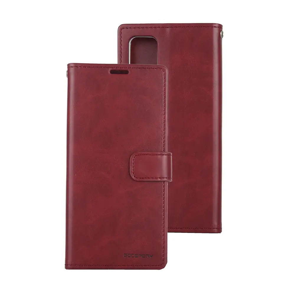 Mercury Blue Moon Diary Cover Case for Samsung Galaxy A51-5G-Wine