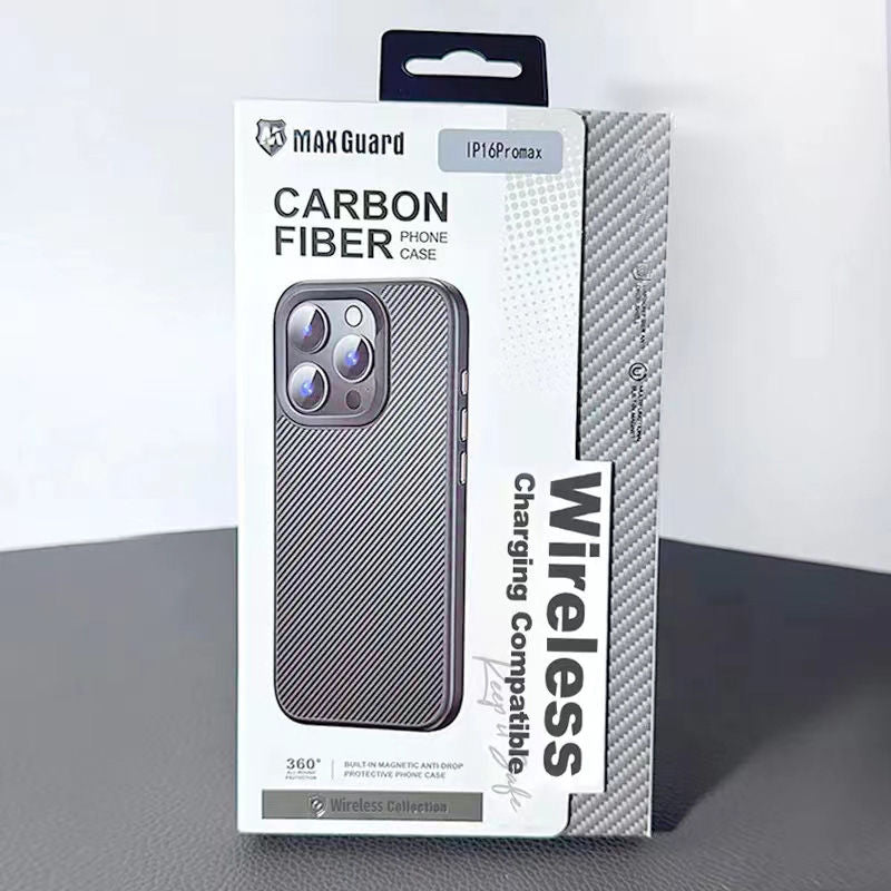 Maxguard Carbon Fiber MagFit Case for iPhone 16 Pro