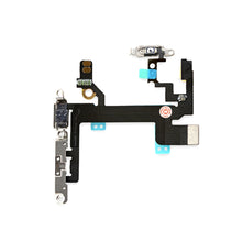Power Flex Cable with Volume Buttons, Mute Switch, Brackets & Flash for iPhone 5S – Premium Replacement Assembly