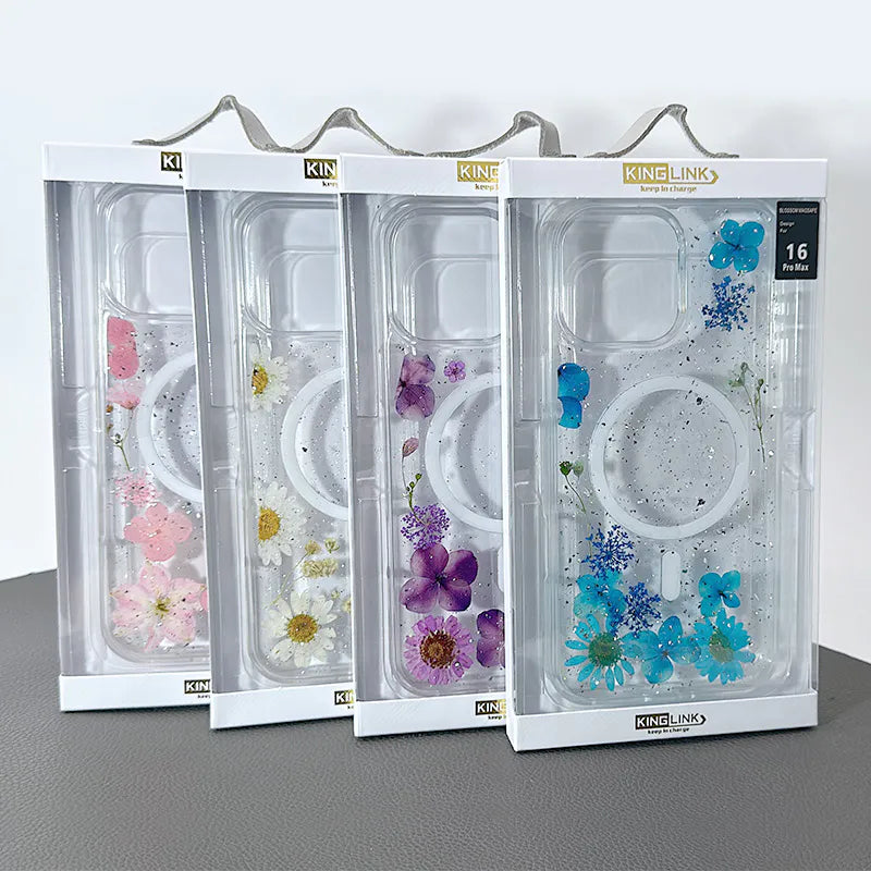 Kinglink Real Flower Blossom MagFit Case for iPhone 17e / 16e