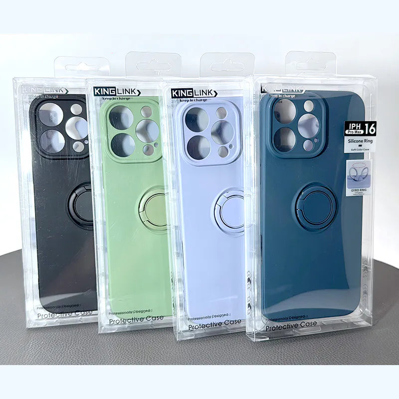 Kinglink Silicone Ring Case for iPhone 16 Pro Max