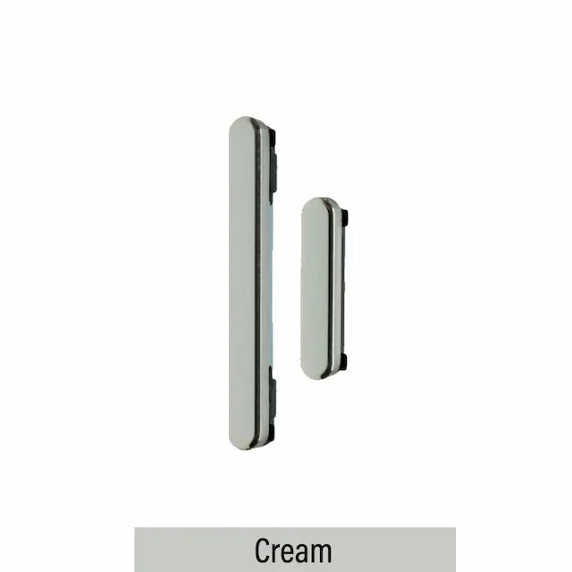 Power Button and Volume Button Side Button for Samsung Galaxy S23 Ultra S918B-Cream